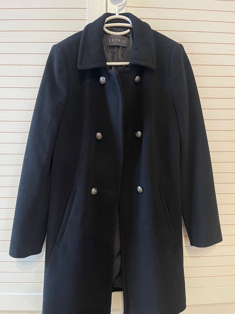 Esprit Cappotti: Schwarzer Esprit Wollmantel – Usato da Hergiswil NW venduto da qeli_04 2