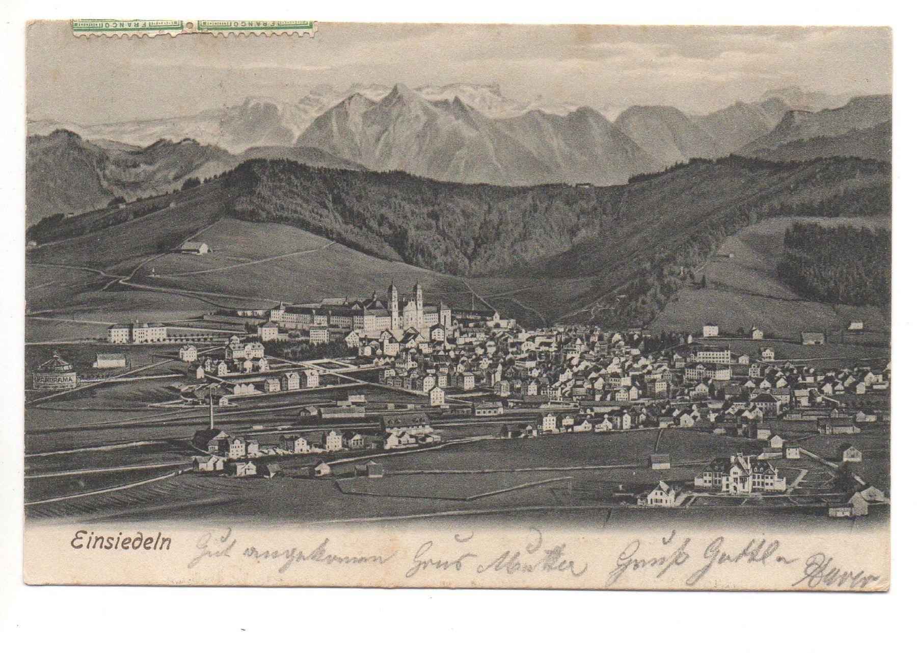 Cartoline postali: EINSIEDELN No. 2975 – Usato da Jona venduto da philajona