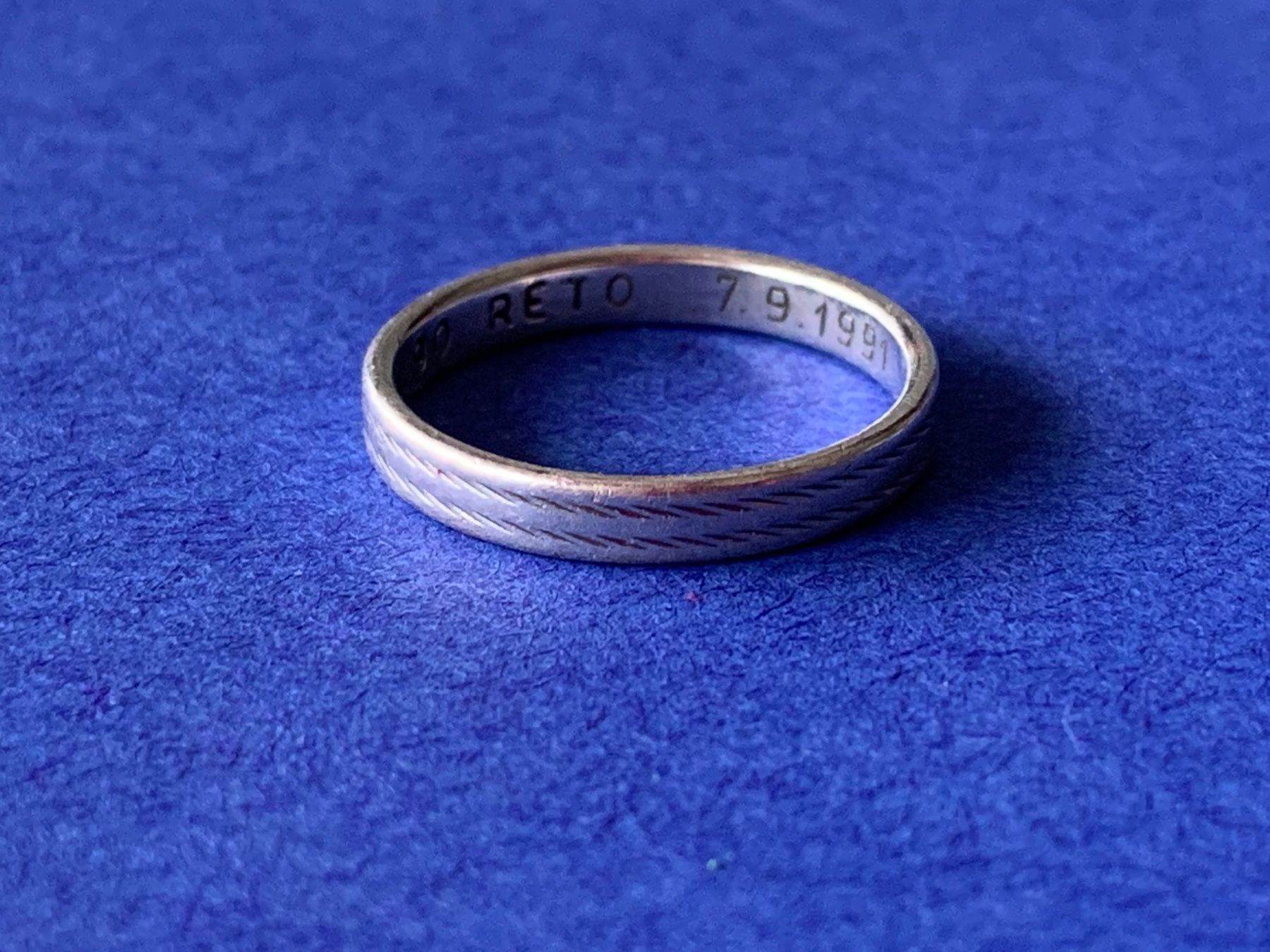 Anelli: Silberring doppel schraffur 53 – Usato da Laufen venduto da Bellebellezza 8