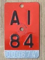 AI 84 - VELONUMMER - FAHRRADSCHILD - PLAQUE DE VELO - AI 84