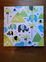 Kinderzimmer Bild "Elefant" 35x35x2cm