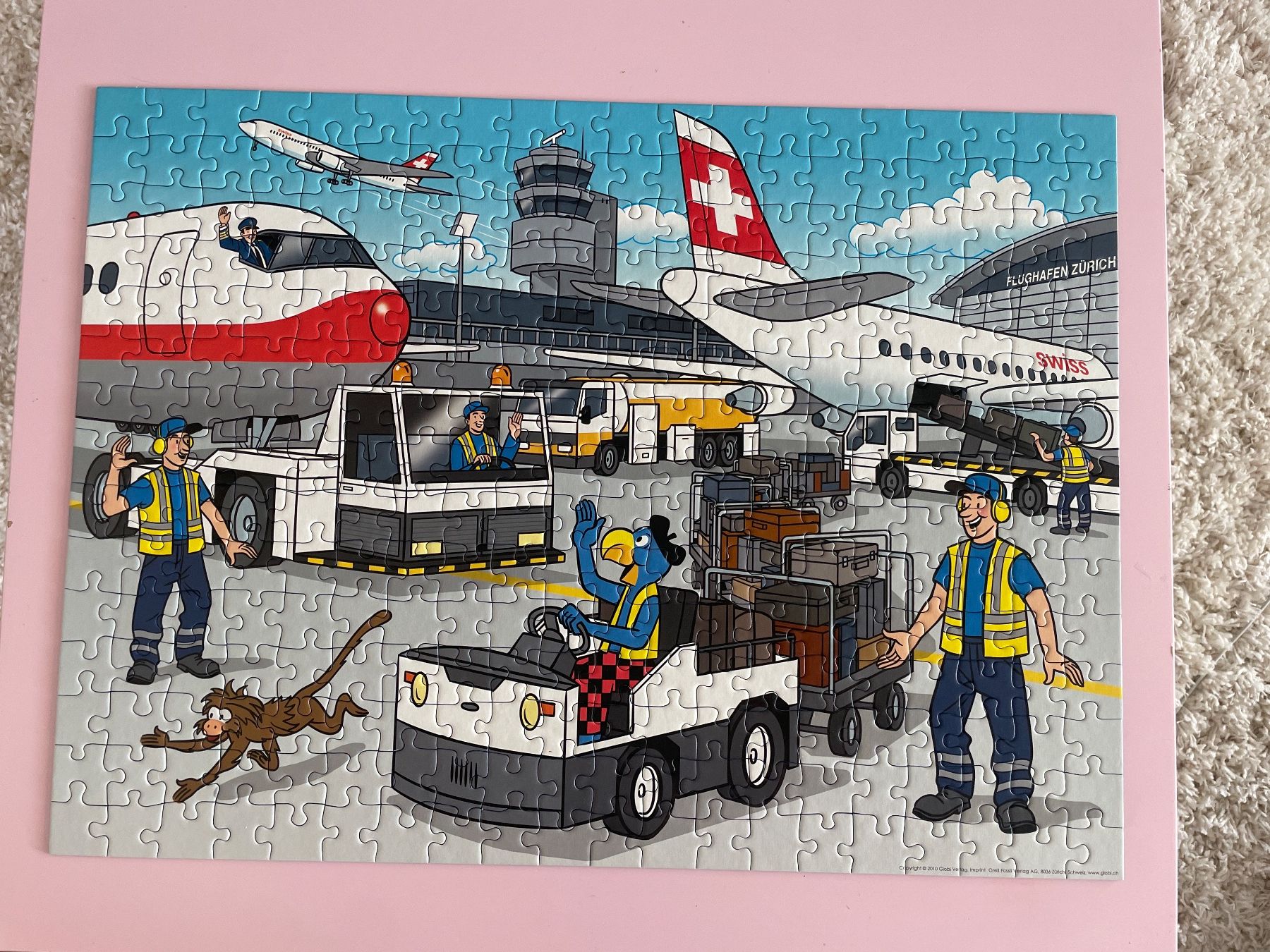 Puzzle: Globipuzzle Flughafen 300 Teile – Usato da Vordemwald venduto da Youko 2