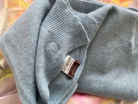 CASHMERE Collection 100% Kaschmir Strick Schal 34 x 175 cm