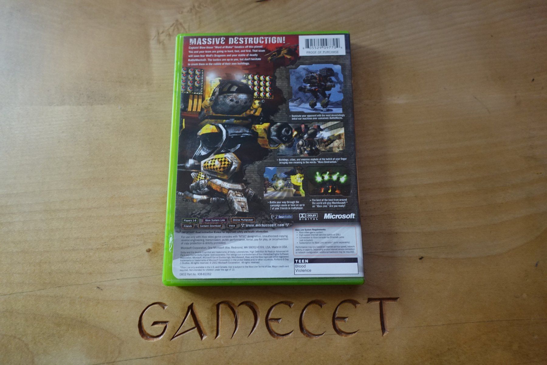 Microsoft Spiele: MechAssault - Amerika – Gebraucht aus Steinach von Gamecet 2