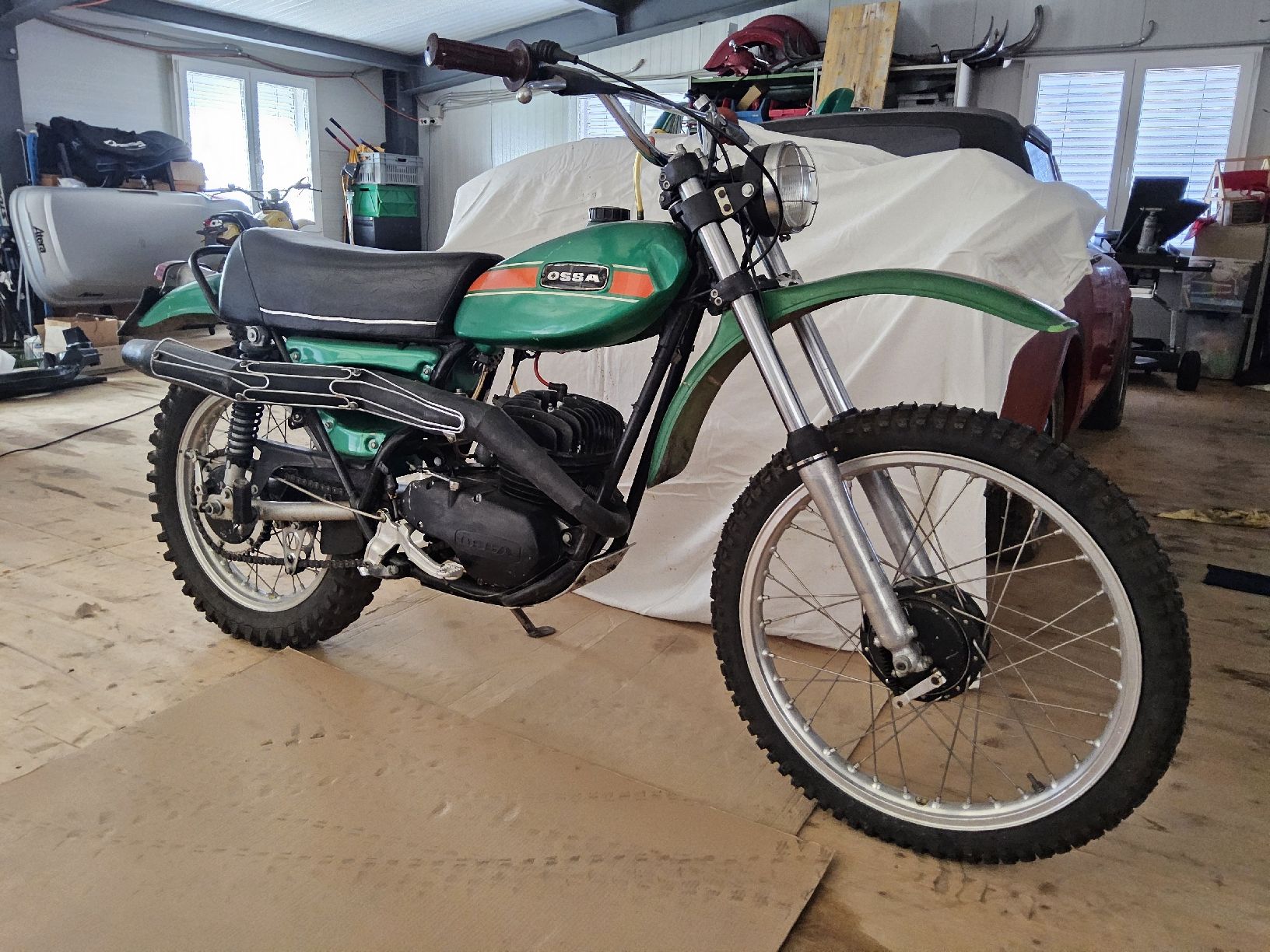 Enduro: Ossa 125 Phantom  – Defekt aus Tägerschen von Amadeus67 4