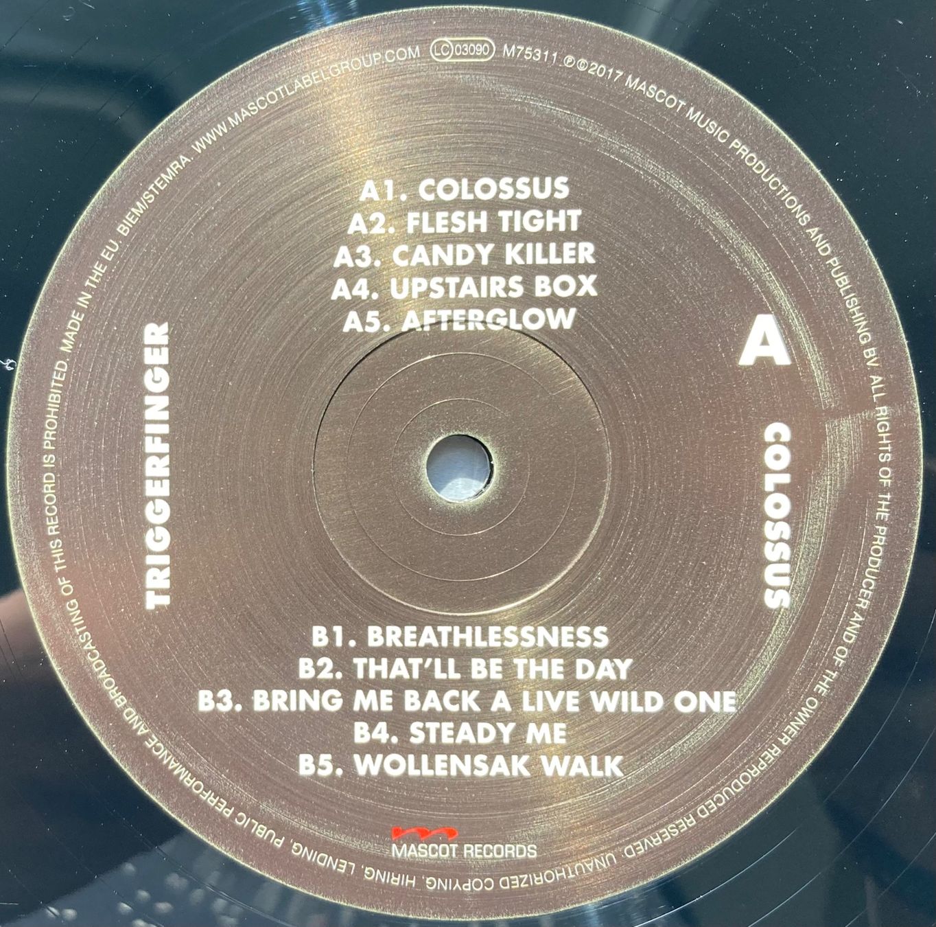 Schallplatten: TRIGGERFINGER - COLOSSUS – Gebraucht aus Poliez-Pittet von Newtown-Records 3