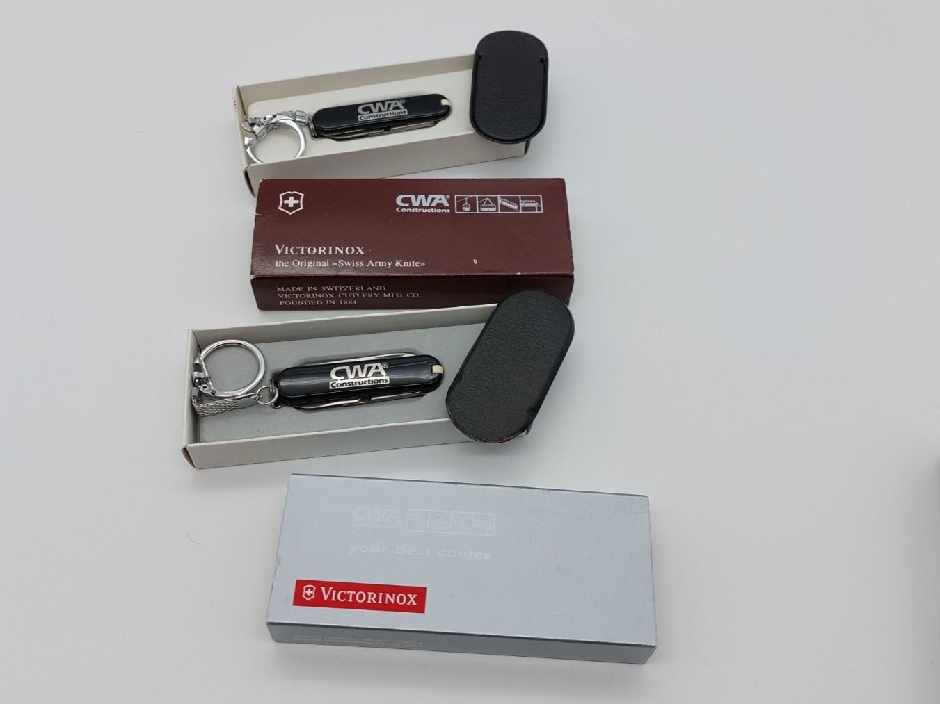 Victorinox Coltelli tascabile: 2 Victorinox Werbemesser – Nuovo (secondo la descrizione) da Hellbühl venduto da 30R_R30