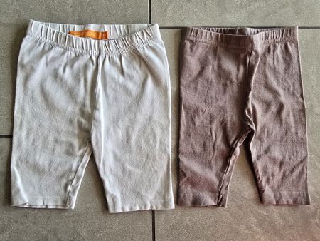 2 süsse Baby Hose Leggings Gr. 68, Smile, Staccato
