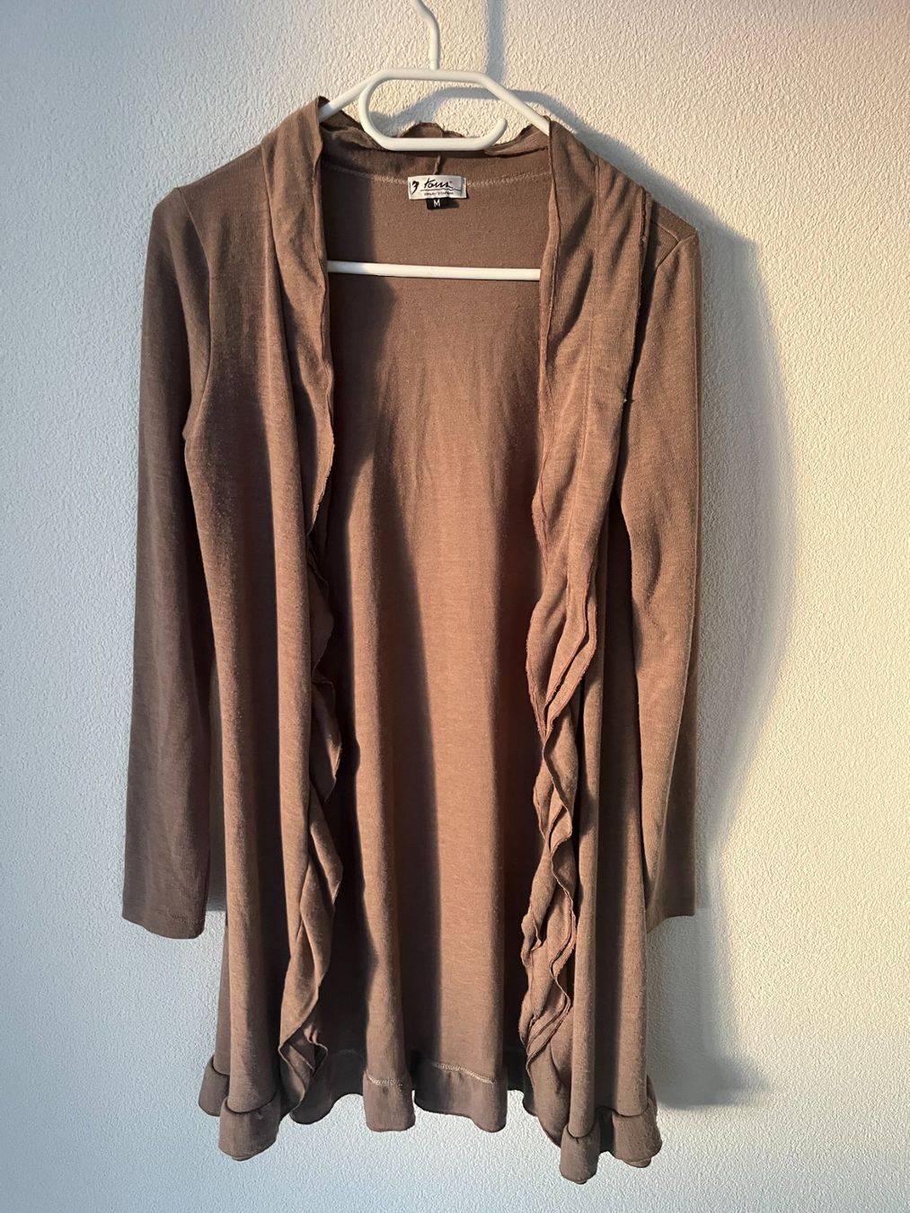 Maglioni & Felpe: Offene Strickjacke Grösse M - Braun – Usato da Tenero venduto da debsag