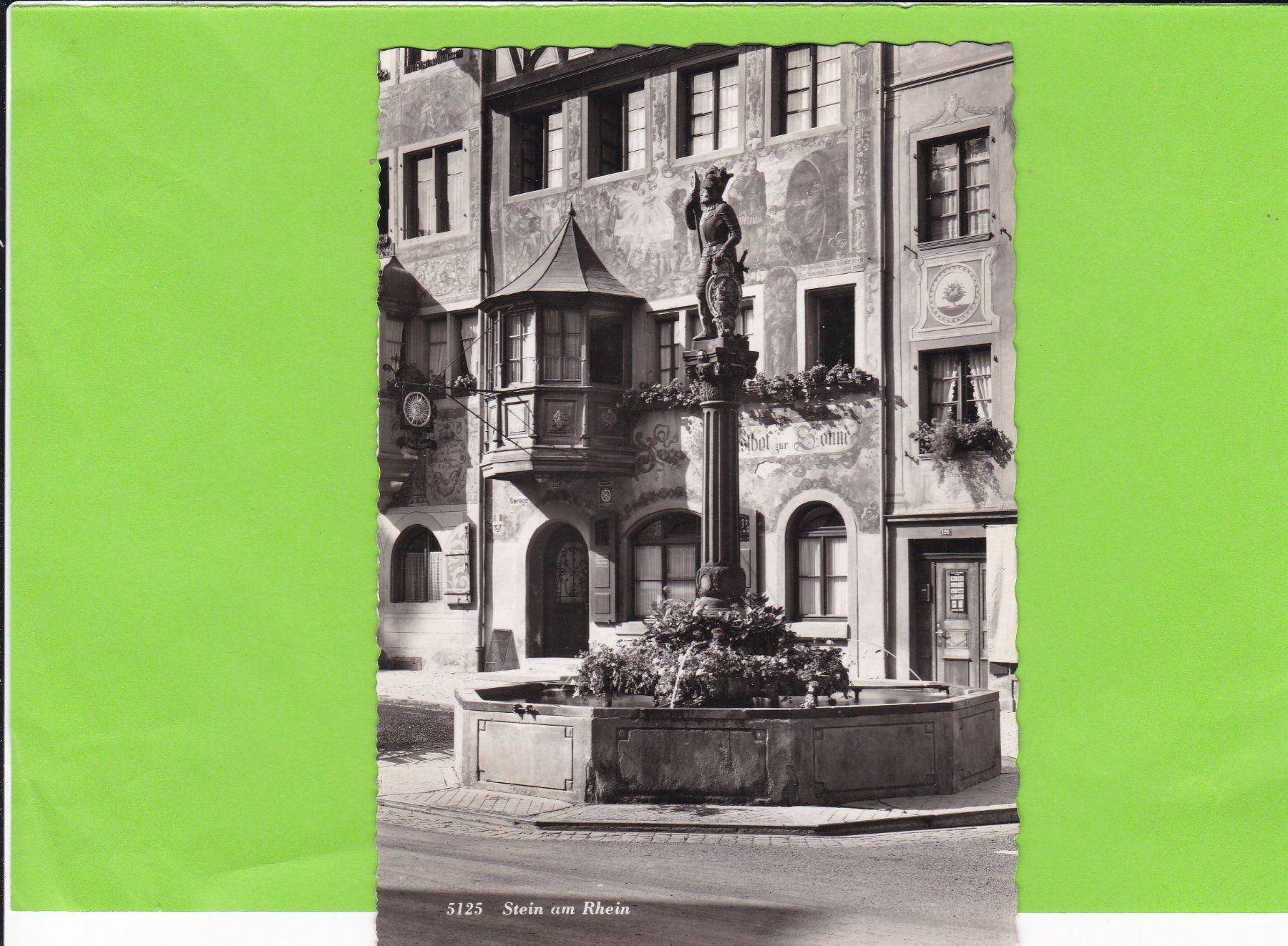 Cartoline postali: Stein am Rhein-Brunnen – Usato da St. Peterzell venduto da neckertal