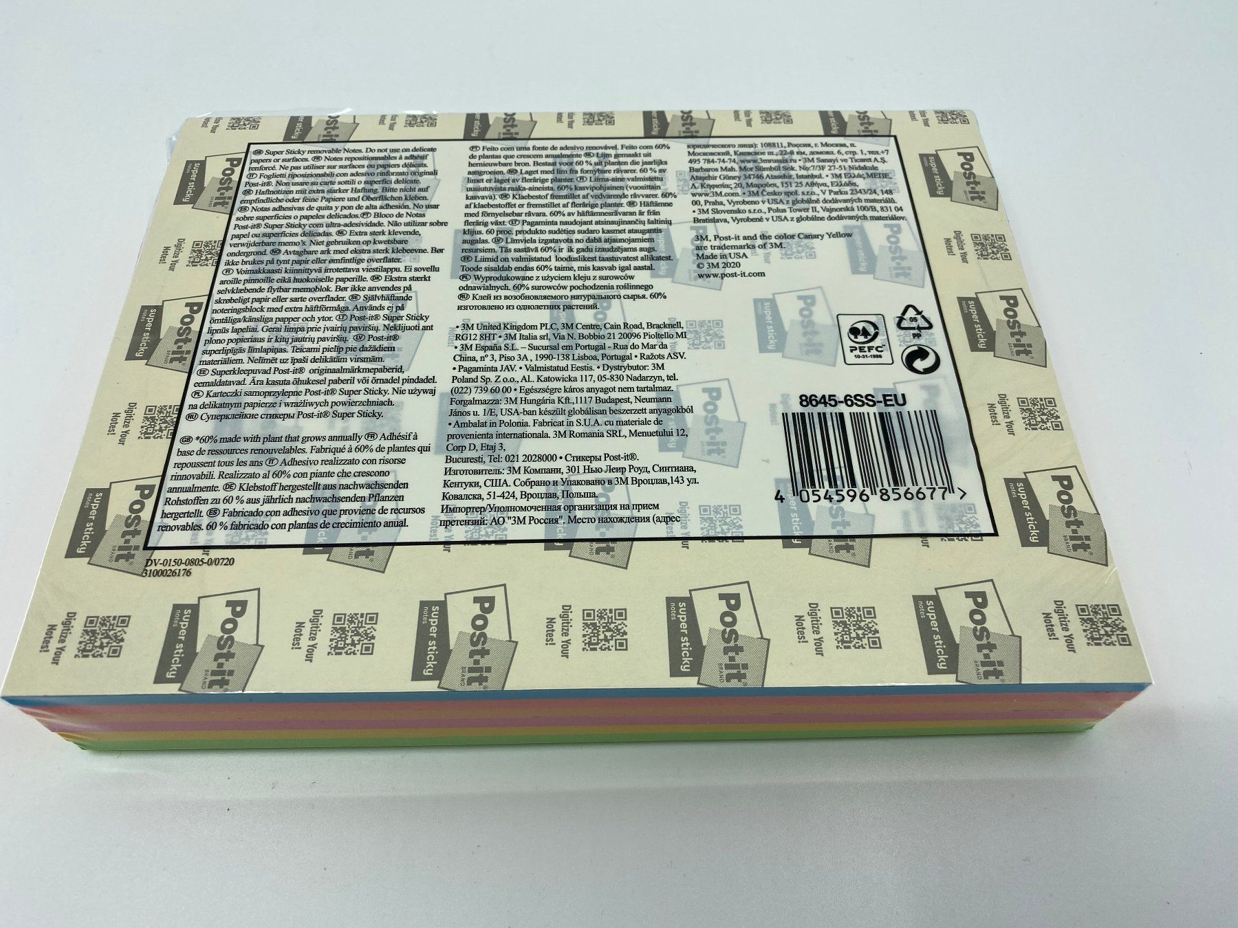 Sticker: Notizzettel Post-it Super Sticky 20.3 cm x 15.3 cm, 6 Blöcke – Nuovo e nell'imballaggio originale da Langwiesen venduto da Restposten-24 1