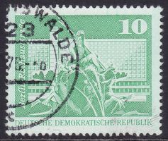 DDR MiNr. 1843IIa (Neptunbrunnen, Type II a) gestempelt