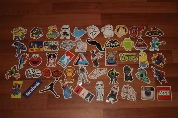 Sticker: 100 Stk.MIXED Grafiti Aufkleber – Nuovo e nell'imballaggio originale da Winterthur venduto da Neilpryde01 6