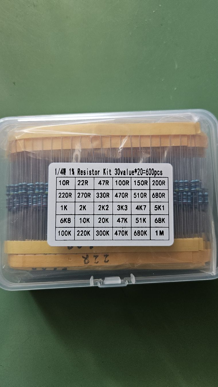 Elektronikbauteile: Widerstand Set, 600 Stk. – Neu und originalverpackt aus Seewen SZ von Amirsun