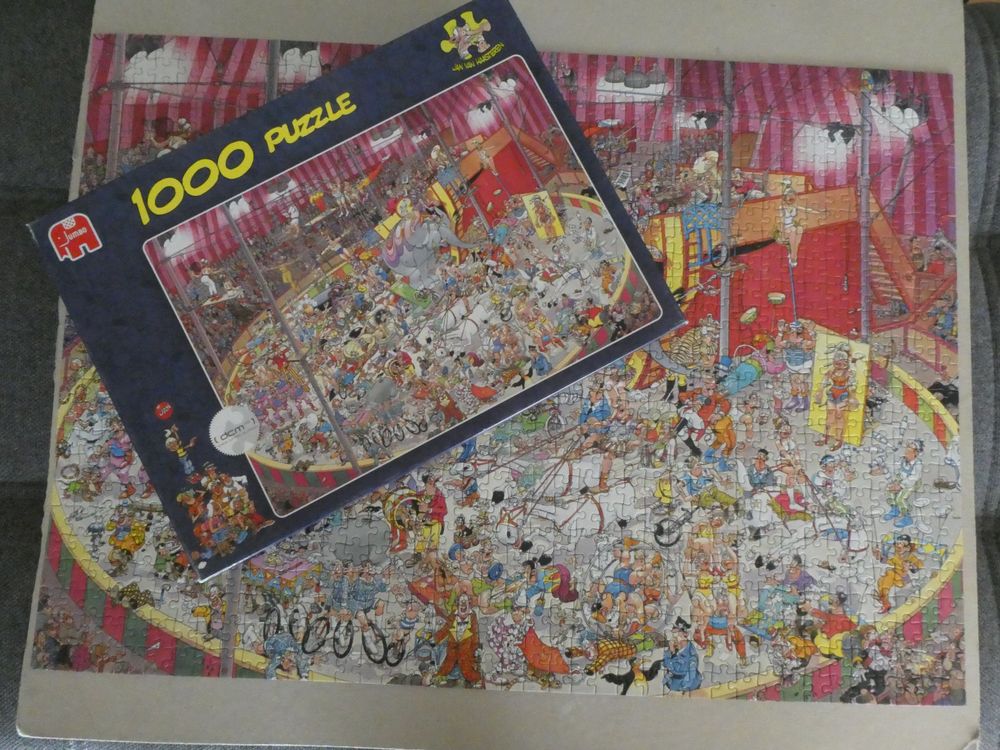Jumbo Puzzle Jan Van Haasteren – Akrobat Zirkus, 1000 Teile Für Erwachsene