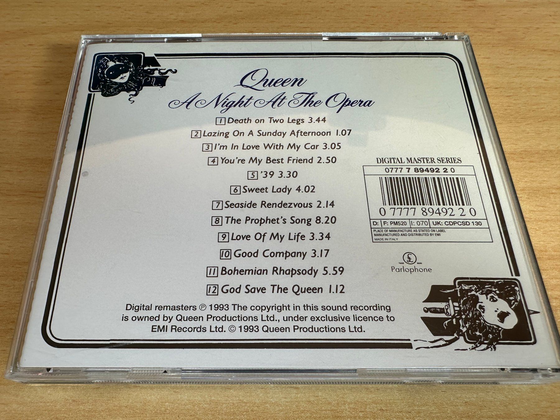 CDs: Queen – A Night At The Opera – Gebraucht aus Rikon im Tösstal von  1