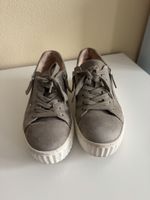 Gabor Sneaker, Gr. 38, grau mit Reissverschluss - Top Herbst