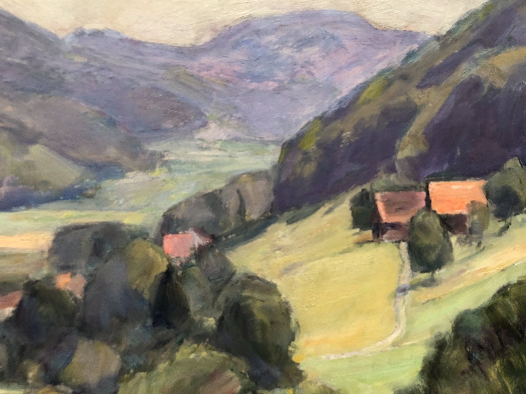 Gemälde: Arnold Eichenberger (1910-1992) - Gemälde - Öl auf Platte – Gebraucht aus Schaffhausen von durruti 3