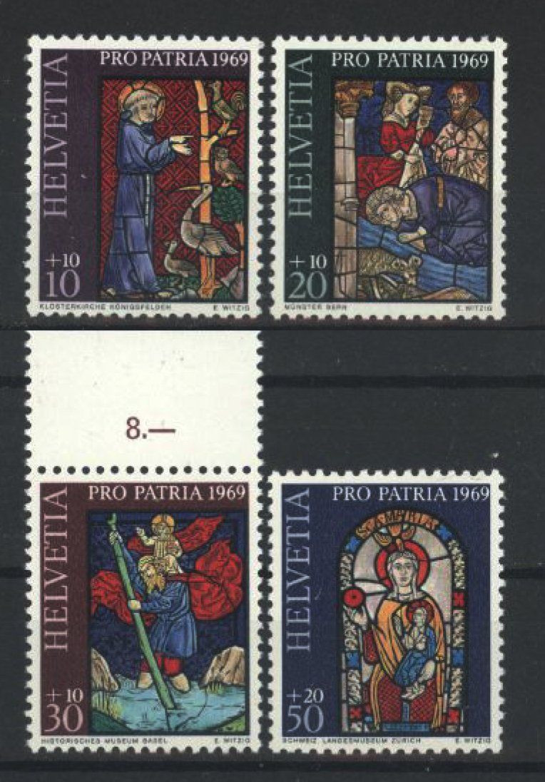 Tutti i francobolli: 1969, Pro Patria ** – Usato da Willisau venduto da Vollstempel