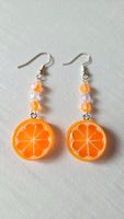 Ohrringe Modeschmuck Neon Orangen Sommer Trend NEU 🍊