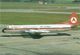 Ansett Air Cargo Lockheed Electra L-188 VH-RMB