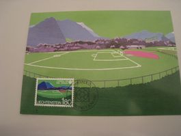 WM 1982  Spanien , Sonderstempel Vaduz, Top Zustand!