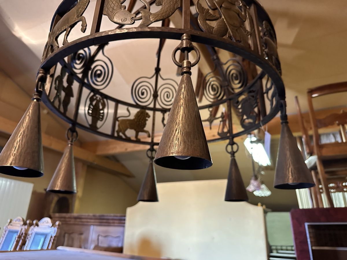 Lampen: Antike Lampe mit STERNZEICHEN! – Gebraucht aus Pfyn von ninosch7 2