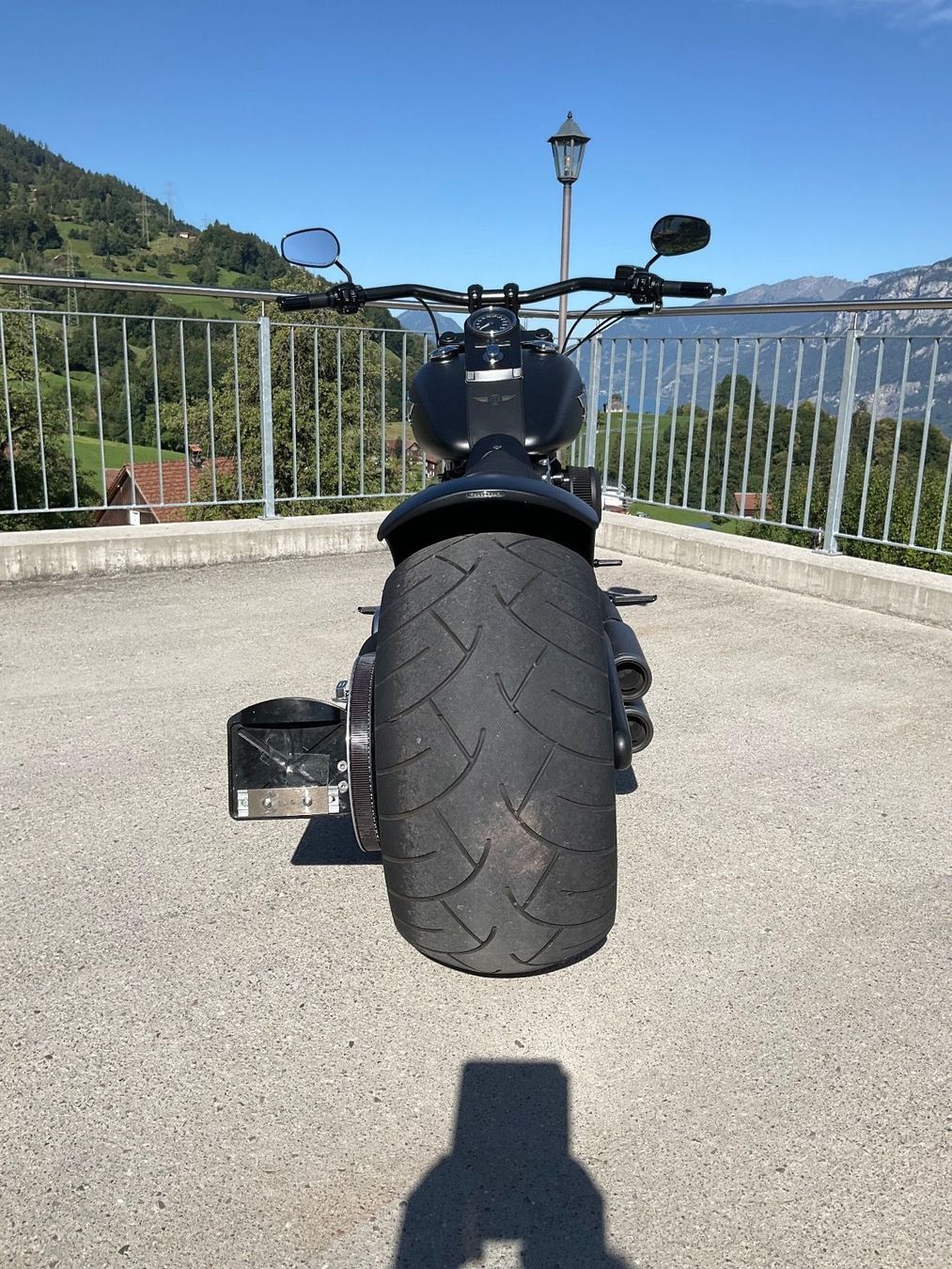 Harley-Davidson Chopper: Harley Davidson Fatboy Special Custom Umbau 300er – Usato da Oberterzen venduto da Ala360 3