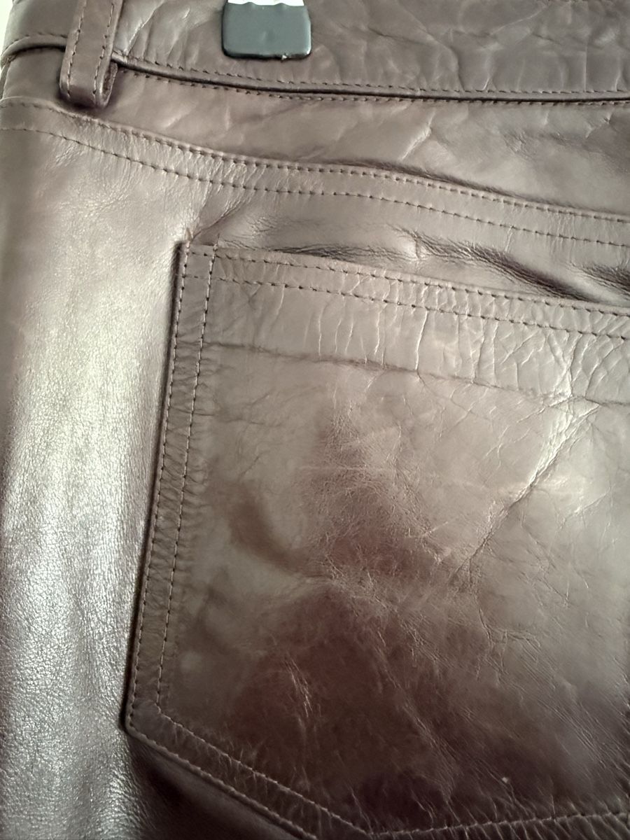 Pantaloni: Leder Hose braun – Usato da Zurich venduto da Alinecnicolet 4