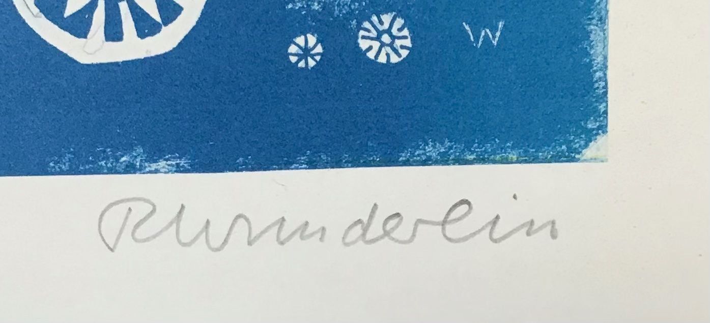 Grafiken & Lithographien: 4x Rudolf WUNDERLIN Lithographien Handsigniert – Gebraucht aus Gersau von grafik-kunst 4
