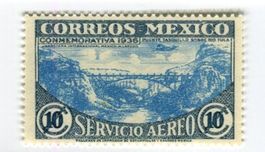 Briefmarke "Flugpost".  Mexiko.