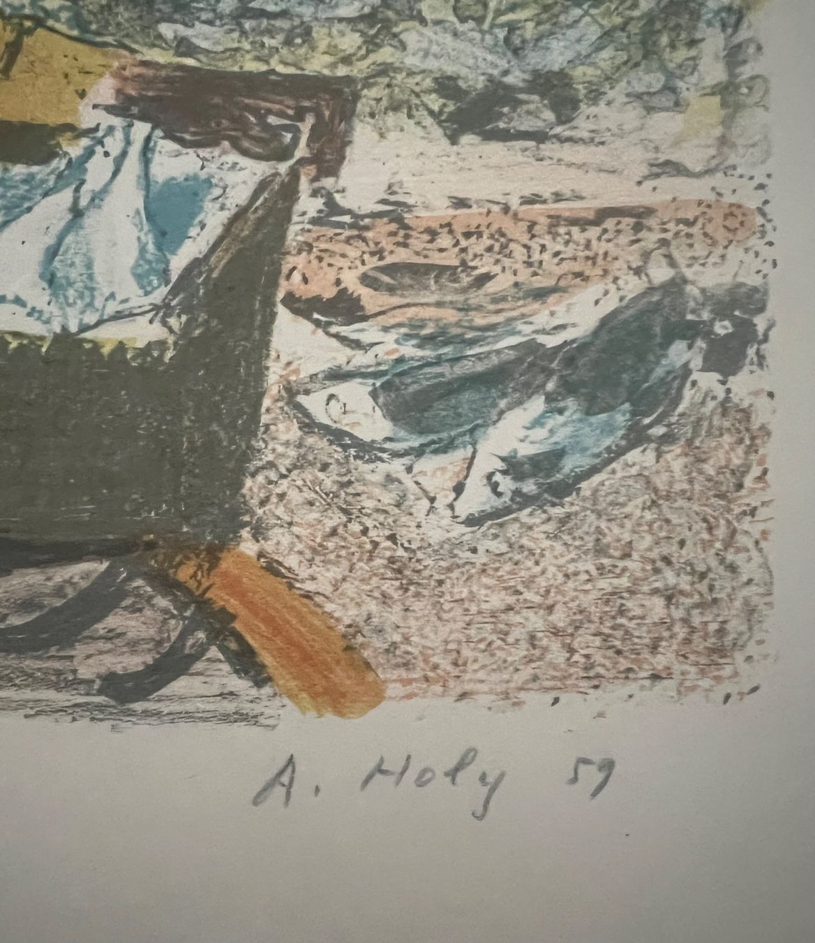 Grafiken & Lithographien: Adrien Holy, handsigniert und nummeriert – Gebraucht aus Rain von Pic-Ass 3