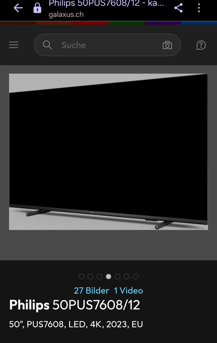 Televisori: Fernseher Philips 50" – Usato da Luzern venduto da sar_87r8 2