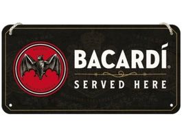 Bacardi Hängeschild Blechschild 20x10cm (Art. 28042)