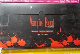 Räucherstäbchen Vampire Blood  12x 15g  Indien BOX