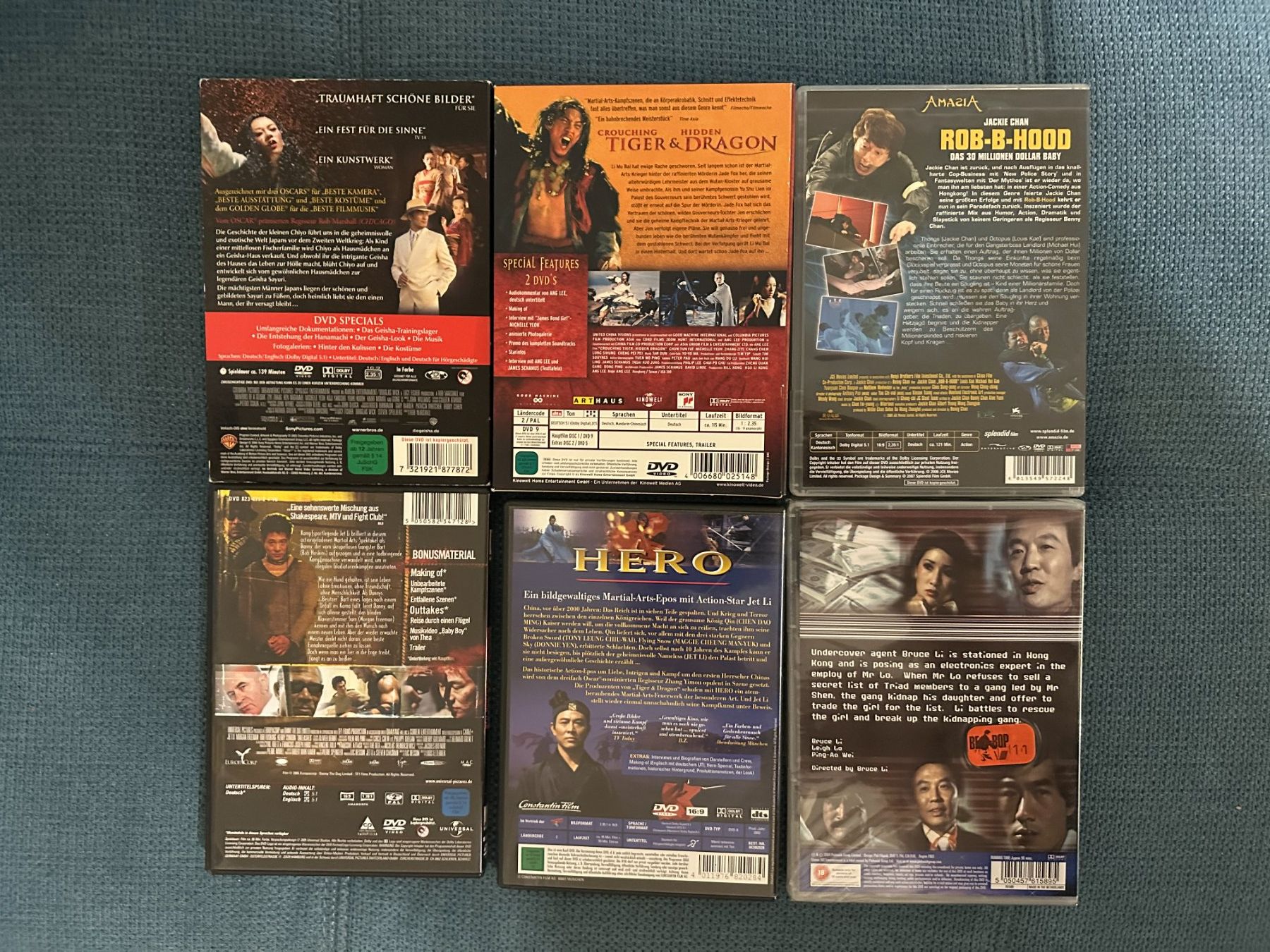 Alle DVDs: 6 DVD Eastern / Martial Art - Movie – Gebraucht aus Basel von jannickpascal 1