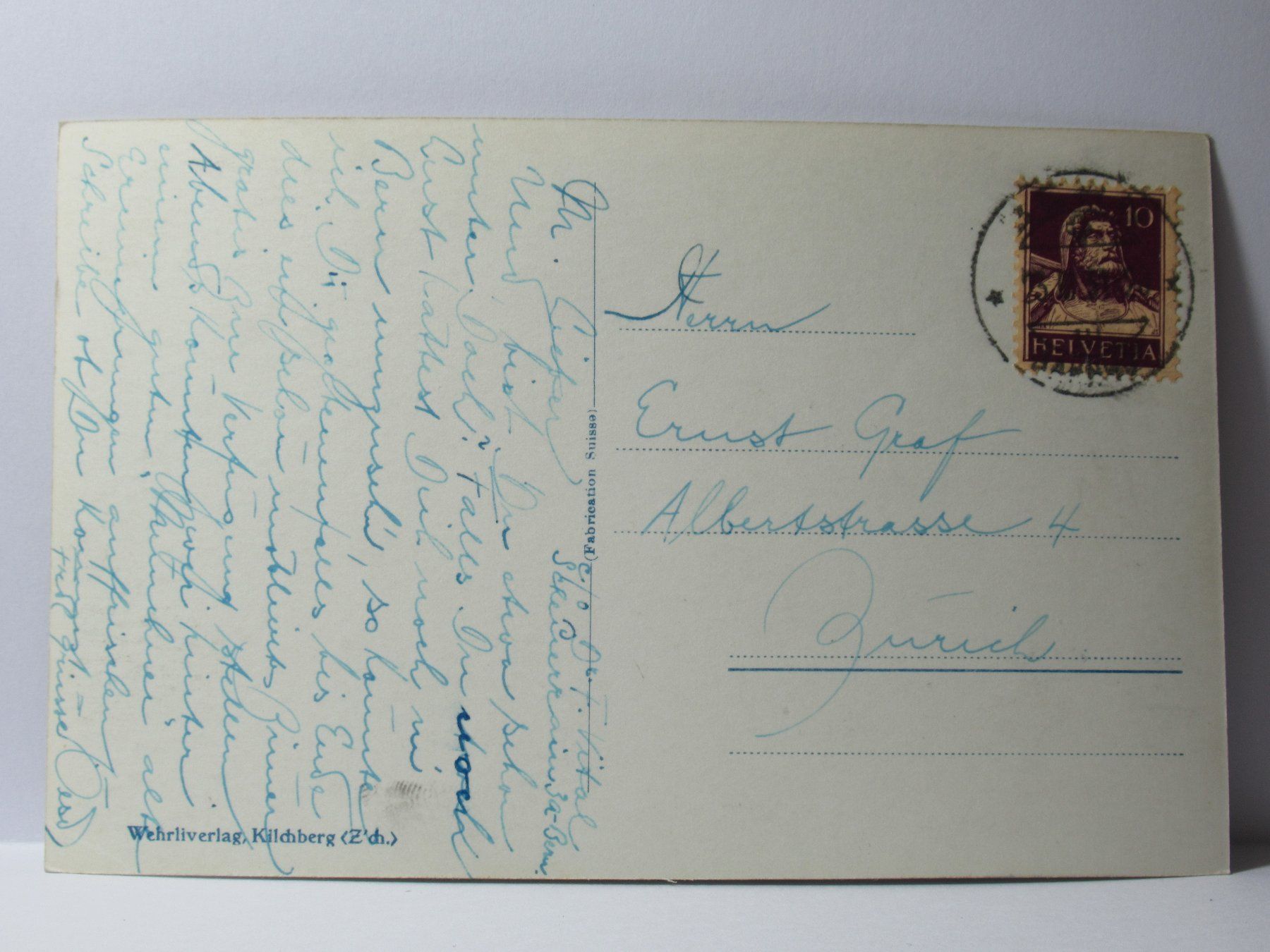 Cartoline postali: Bern , Bärengraben  1933 – Usato da Grenchen venduto da Bluemchen1900 1