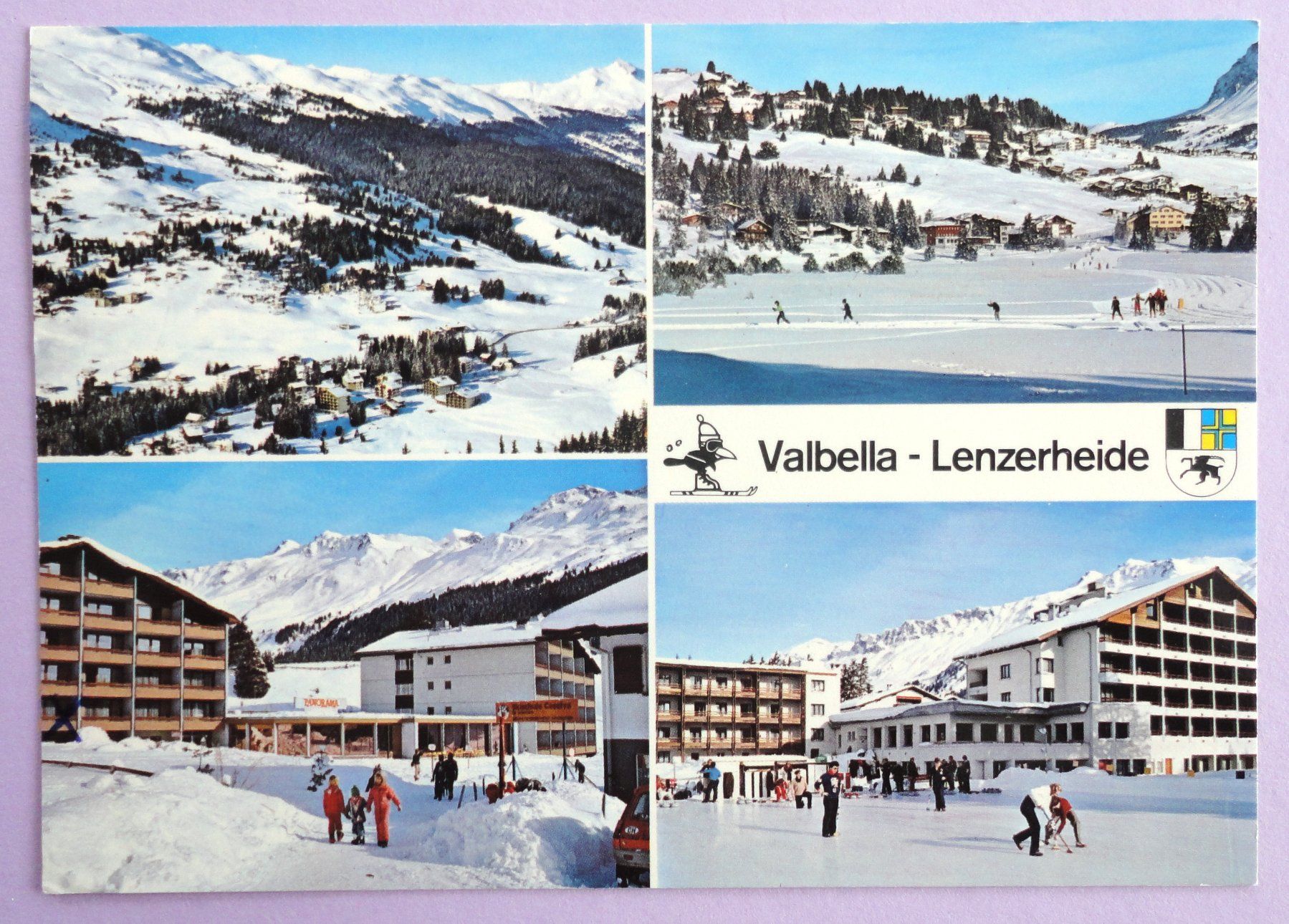 Ansichtskarten: Valbella/Lenzerheide 1500 m ü.M. – Gebraucht aus Fétigny von Billy2miny