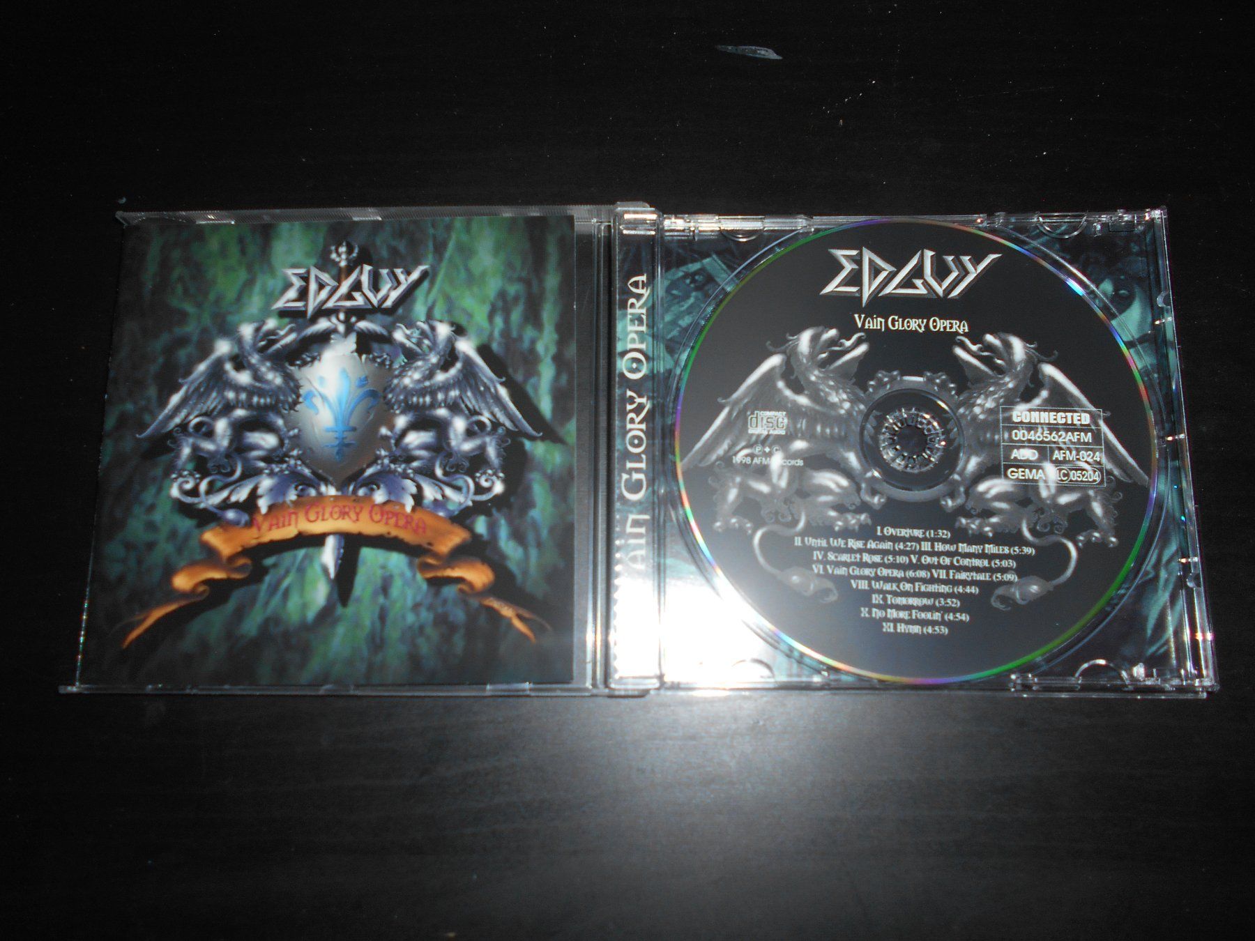 CD: Edguy – Vain Glory Opera / 1999 – Usato da Aarberg venduto da witchhunter01