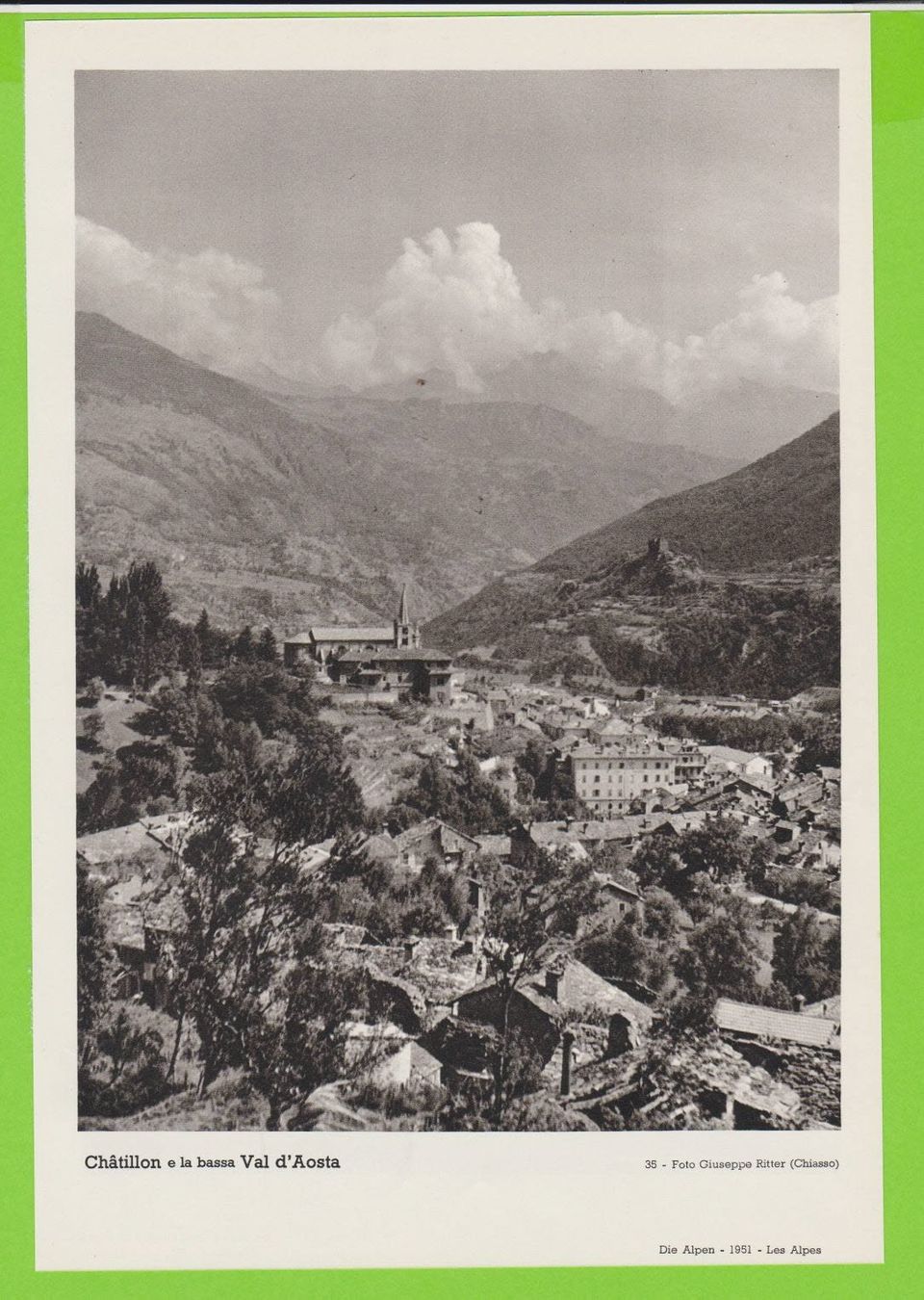 Posters & Illustrations: Val d'Aosta  -  Bild 1951 – D'occasion à Vitznau par Ropaku