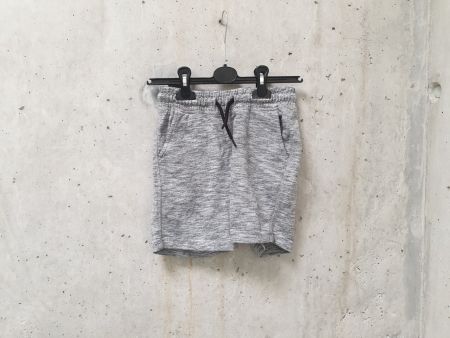 Short en molleton basic C&A, gris clair chiné, garçon, 116