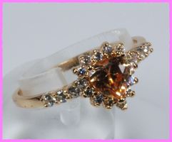 Bezaubernder Herz Ring mit Zirkonia