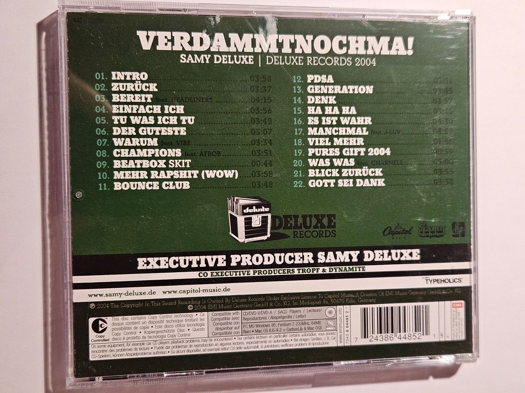 CDs: Samy Deluxe - Verdammtnichma! CD – Gebraucht aus Oberdorf BL von BaldenEagle 3