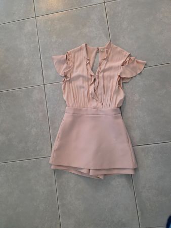 Combinaison short rose poudré Maje - Taille 36