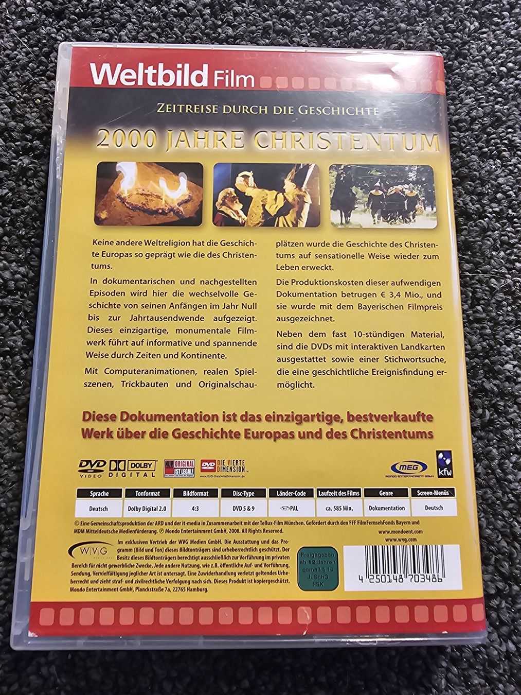 Tutti i DVDs: 2000 Jahre Christentum 4 DVD – Usato da Ruswil venduto da jan_bxl5 1