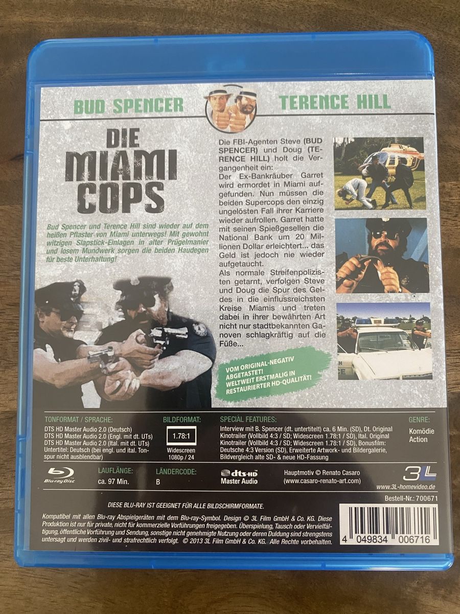 Tutti i DVDs: Die Miami Cops Blu-ray Bud Spencer Terence Hill  – Usato da Rüschlikon venduto da Granulat204 1