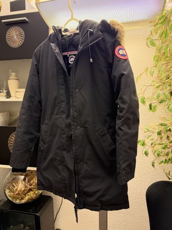 Canada Goose, Parka d'hiver noir, Taille XS, Très chaud! (53
