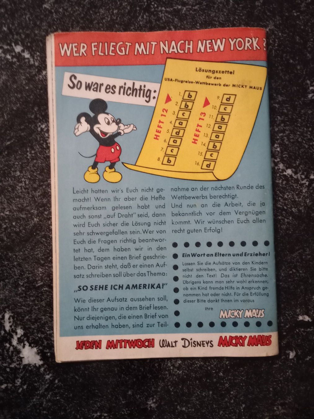 BD: Comic Micky Maus Heft Nr.16 1960 – D'occasion à Küttigen par Melisch1000 9
