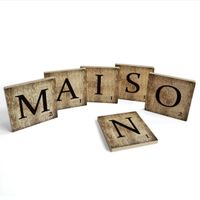 Buchstabensteine Maison 15x15cm (neu, UVP 94.90 Fr.)