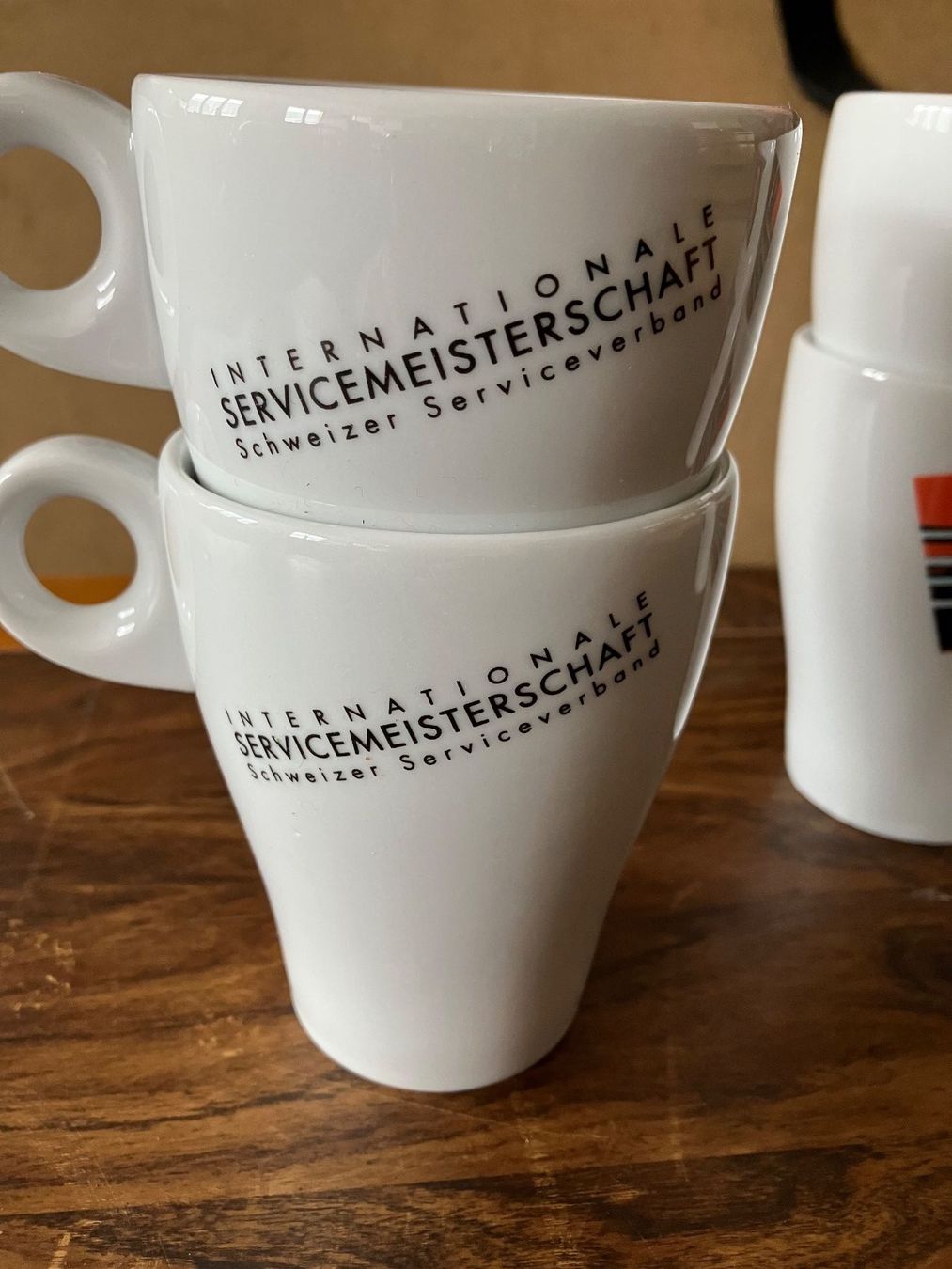Tassen: 6 Langenthal Obertassen von "Intern. Servicemeisterschaft" – Neu und originalverpackt aus Baar von Zugi2 4